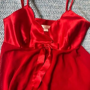 Victoria's Secret Silky Red Slip